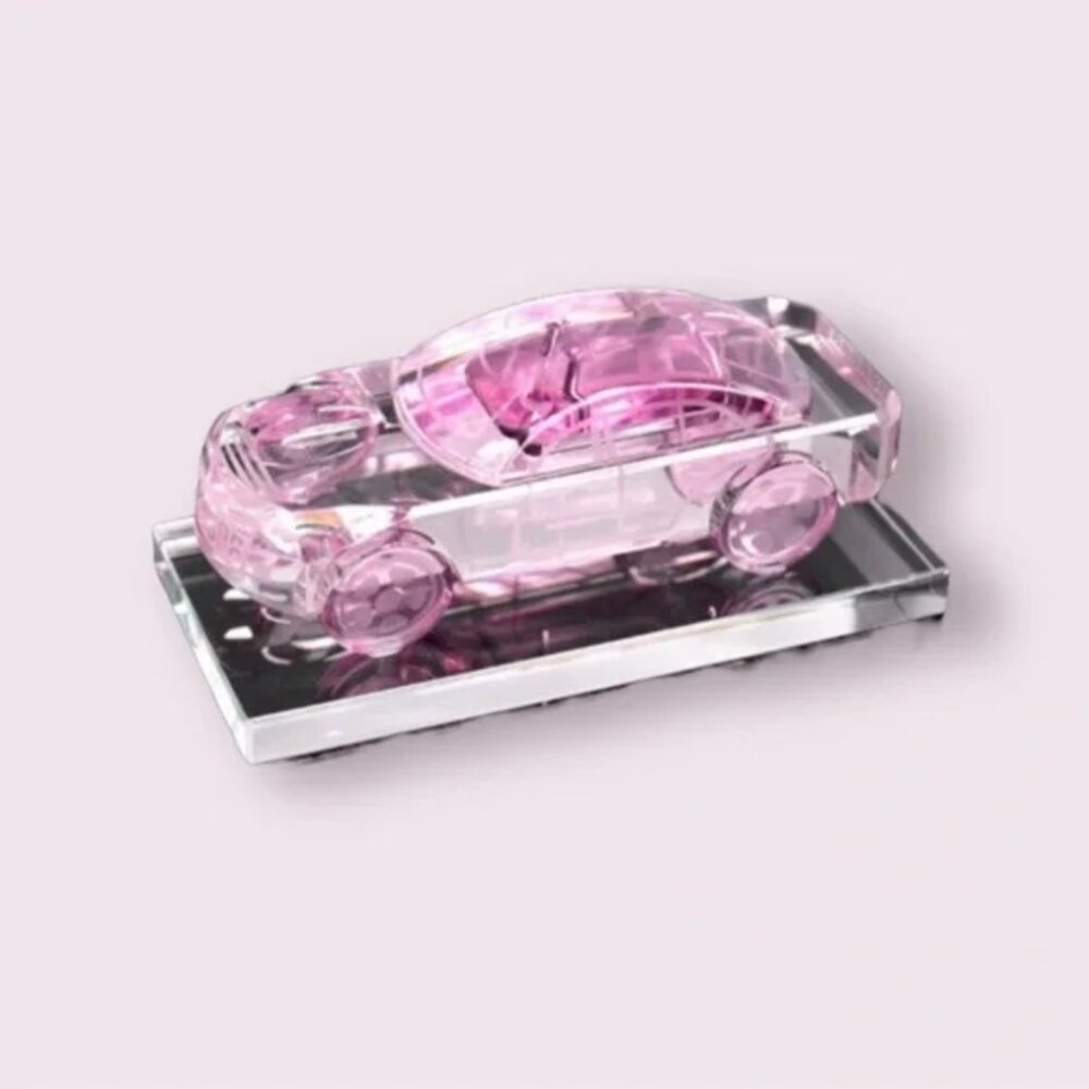 Pink Crystal Car Display
